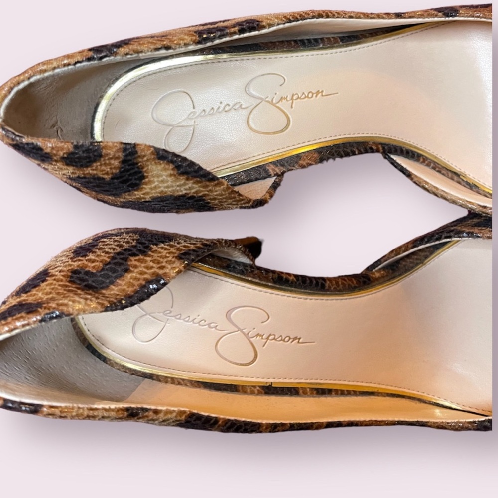 💵SOLD💵 Jessica Simpson Leopard Heels - Picture 4 of 5
